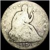 Image 1 : 1876-CC Seated Liberty Half Dollar NICELY CIRCULATED