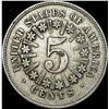 Image 2 : 1866 Shield Nickel NEARLY UNCIRCULATED