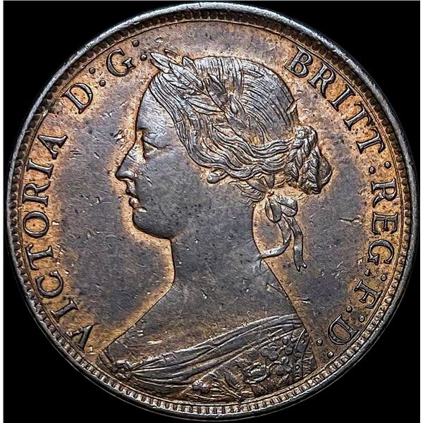 1861 Nova Scotia Bronze Penny CHOICE AU