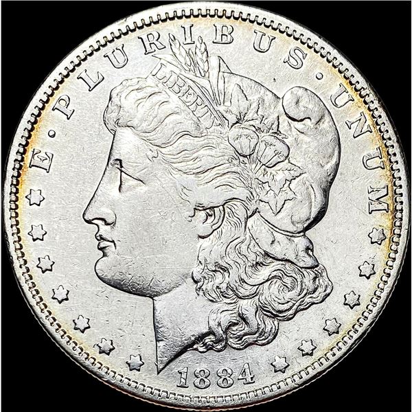 1884-S Silver Morgan Dollar CLOSELY UNCIRCULATED