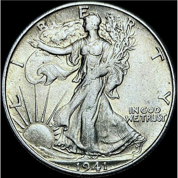 1941-S Walking Liberty Half Dollar CHOICE AU