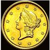 Image 1 : 1854 Gold $1 Liberty Type 1 UNCIRCULATED
