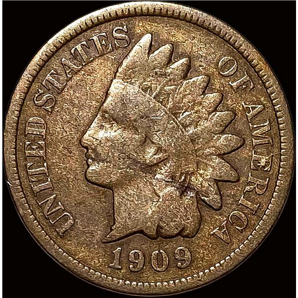 1909-S Indian Head Cent NICELY CIRCULATED