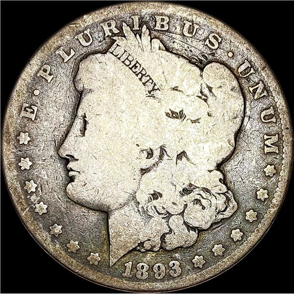 1893-CC Silver Morgan Dollar NICELY CIRCULATED