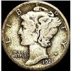 Image 1 : 1921 Silver Mercury Dime NICELY CIRCULATED
