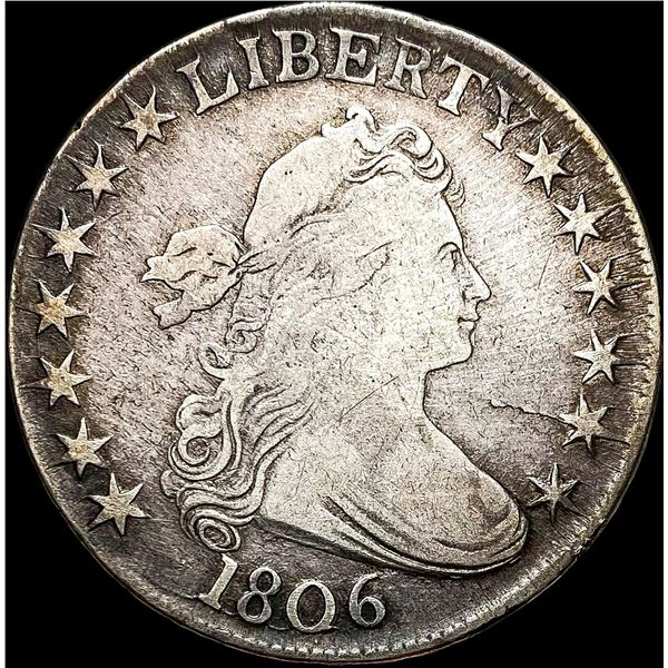 1806 Draped Bust Half Dollar LIGHTLY CIRCULATED