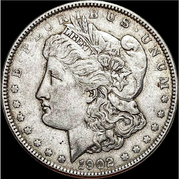 1902 Silver Morgan Dollar NEARLY UNCIRCULATED