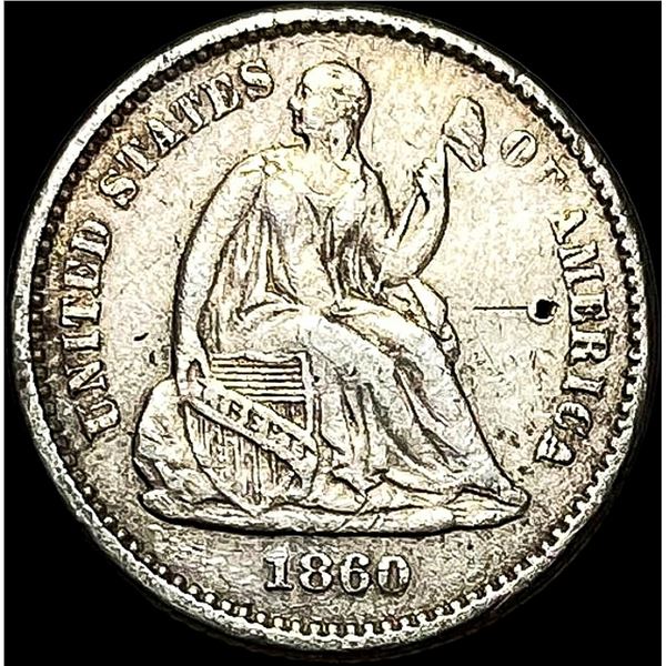 1860 Seated Liberty Half Dime HIGH GRADE