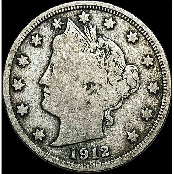 1912-S Liberty Head Nickel NICELY CIRCULATED
