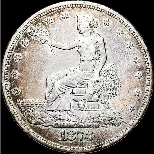 1873 Silver Trade Dollar CLOSELY UNCIRCULATED