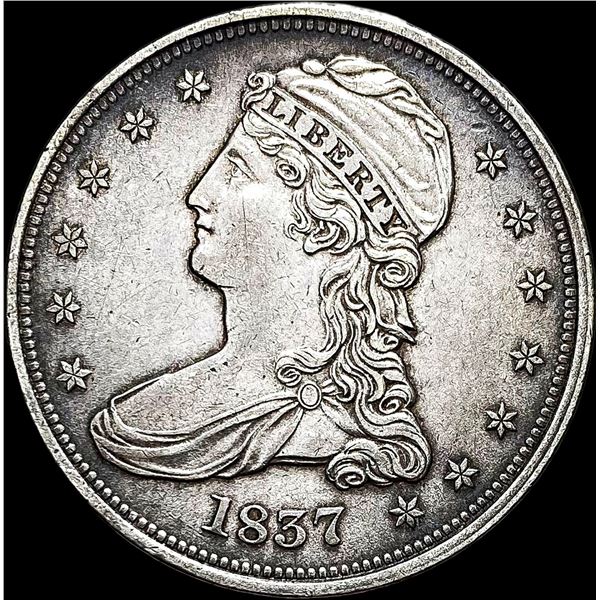 1837 Capped Bust Half Dollar CLOSELY UNCIRCULATED