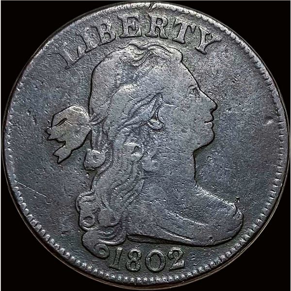1802 Draped Bust Large Cent LIGHTLY CIRCULATED