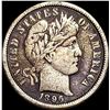 Image 1 : 1896-O Silver Barber Dime LIGHTLY CIRCULATED