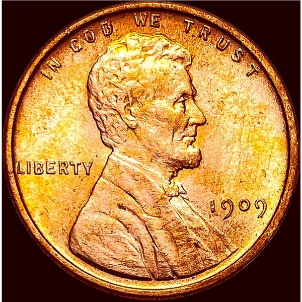 1909 VDB Lincoln Wheat Cent CHOICE BU