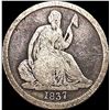 Image 1 : 1837 Silver Seated Liberty Dime NICELY CIRCULATED