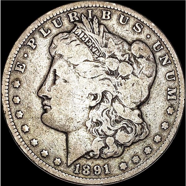 1891-CC Silver Morgan Dollar NICELY CIRCULATED