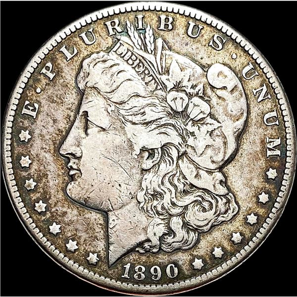 1890-CC Silver Morgan Dollar LIGHTLY CIRCULATED
