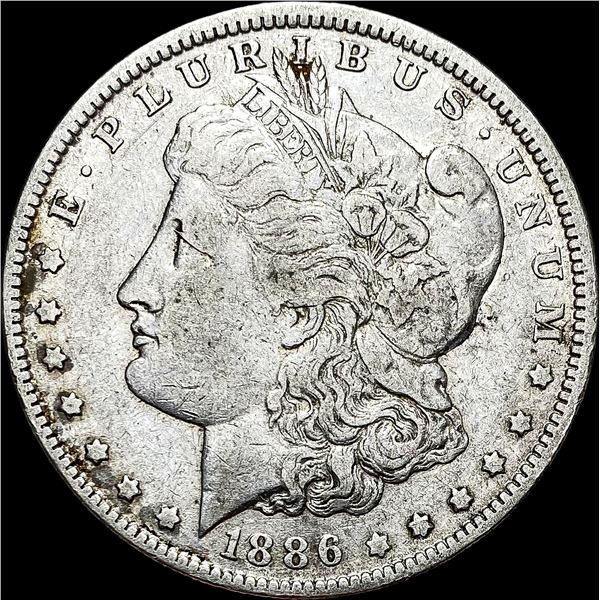1886-O Silver Morgan Dollar LIGHTLY CIRCULATED