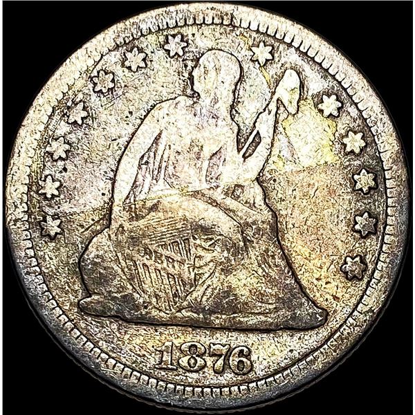1876 Seated Liberty Quarter NICELY CIRCULATED