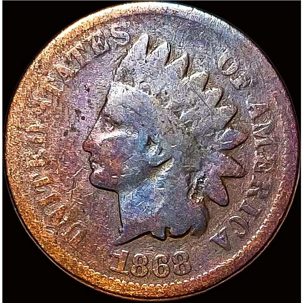 1868 Indian Head Cent NICELY CIRCULATED