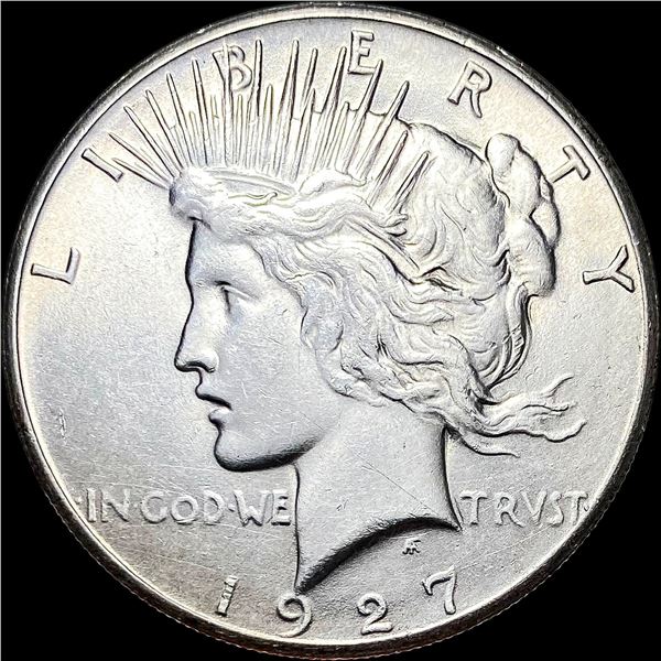 1927 Silver Peace Dollar CLOSELY UNCIRCULATED