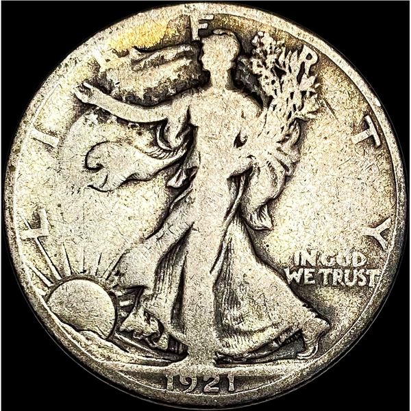 1921-S Walking Liberty Half Dollar NICELY CIRCULATED