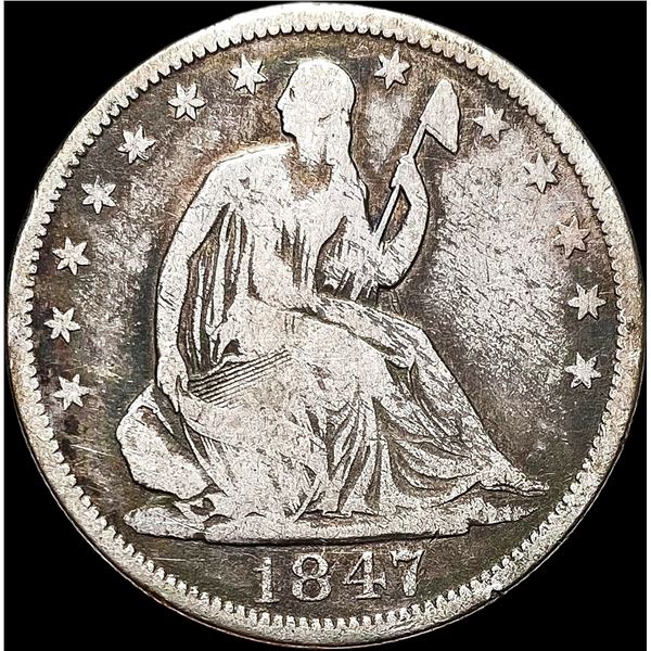 1847-O Seated Liberty Half Dollar NICELY CIRCULATED