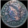 Image 1 : 1809 Classic Head Half Cent NICELY CIRCULATED