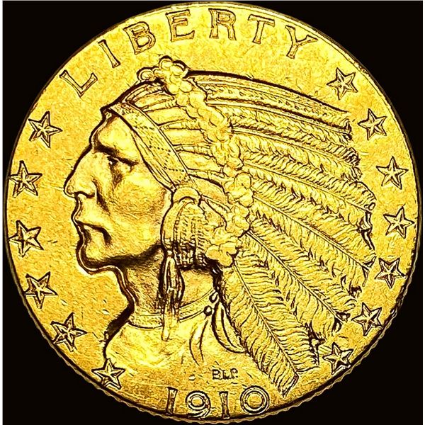 1910 Indian Head Half Eagle $5 Gold UNCIRCULATED