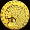 Image 1 : 1910 Indian Head Half Eagle $5 Gold UNCIRCULATED