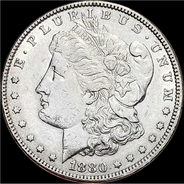 1880 Morgan Silver Dollar CLOSELY UNCIRCULATED
