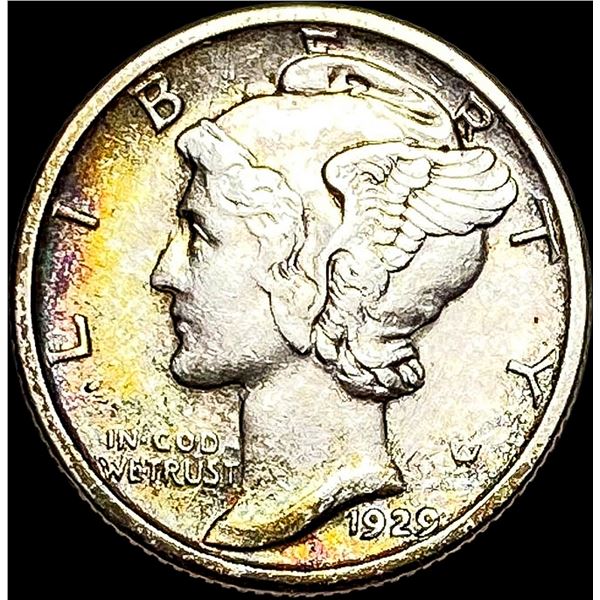 1929-S Silver Mercury Dime CLOSELY UNCIRCULATED