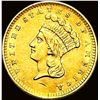 Image 1 : 1856 Gold $1 Indian Princess Type 2 CHOICE AU