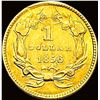 Image 2 : 1856 Gold $1 Indian Princess Type 2 CHOICE AU