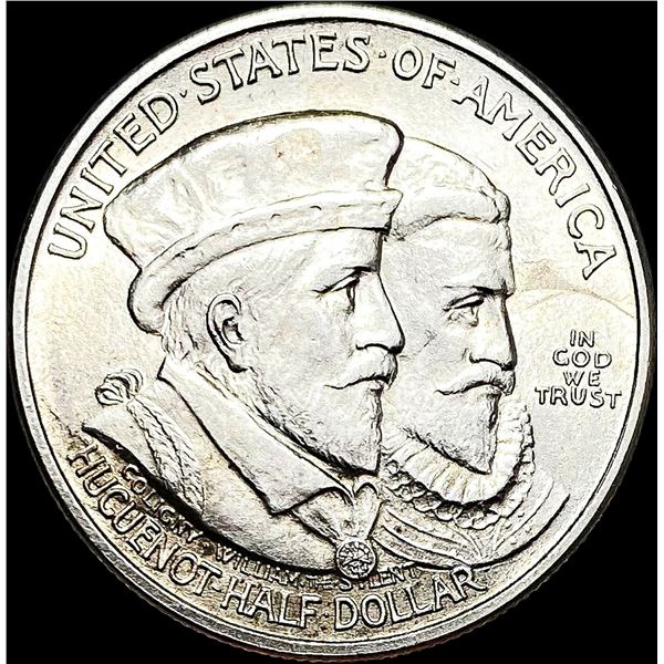 1924 Silver Huguenot Half Dollar UNCIRCULATED
