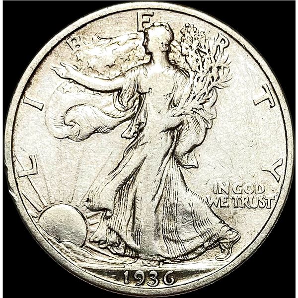 1936-S Walking Liberty Half Dollar NEARLY UNCIRCULATED