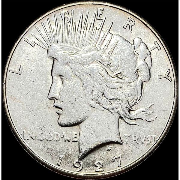 1927-S Silver Peace Dollar NEARLY UNCIRCULATED