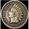Image 1 : 1864 Indian Head Cent NICELY CIRCULATED