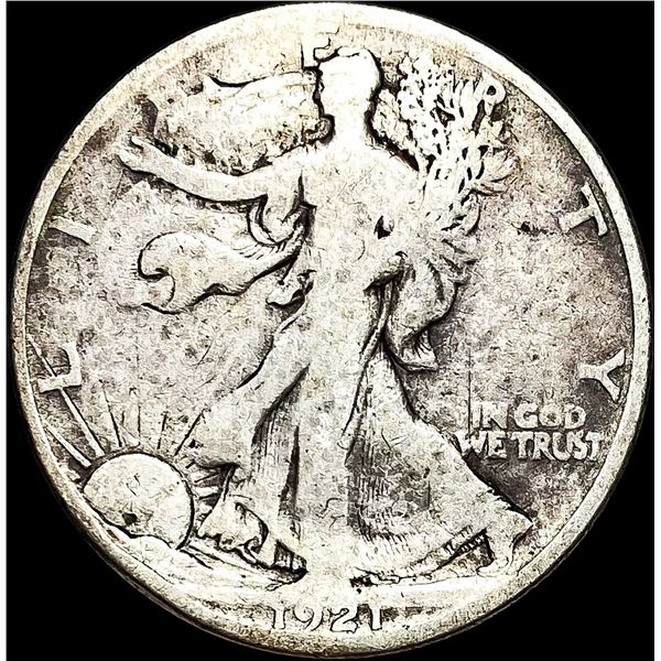 1921-S Walking Liberty Half Dollar NICELY CIRCULATED