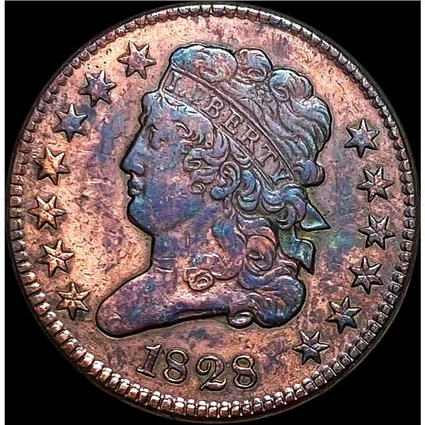 1828 Classic Head Half Cent LIGHTLY CIRCULATED