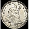 Image 1 : 1847 Seated Liberty Quarter CLOSELY UNCIRCULATED