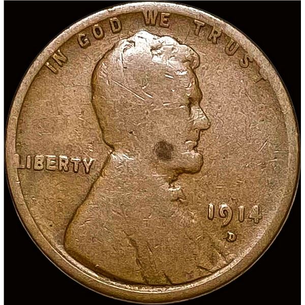 1914-D Lincoln Wheat Cent NICELY CIRCULATED