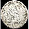 1855 Arrows Seated Liberty Quarter NICELY CIRCULATED