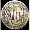 Image 2 : 1852 Silver Three-Cent Piece NICELY CIRCULATED