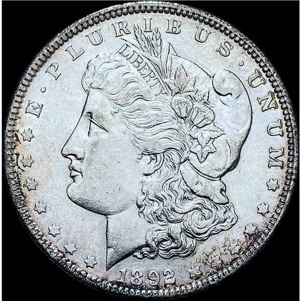1892 Silver Morgan Dollar CHOICE AU
