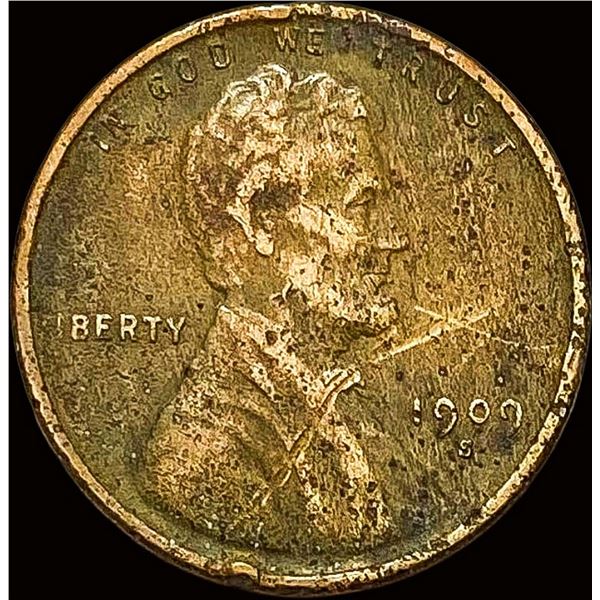 1909-S Lincoln Wheat Cent NICELY CIRCULATED