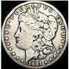 Image 1 : 1881-CC Silver Morgan Dollar LIGHTLY CIRCULATED