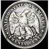 Image 2 : 1875 Seated Liberty Twenty Cents NICELY CIRCULATED