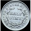 Image 2 : 1857 Seated Liberty Half Dime CHOICE AU