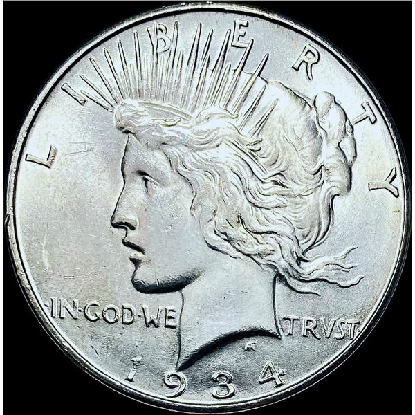 1934-D Silver Peace Dollar CHOICE BU